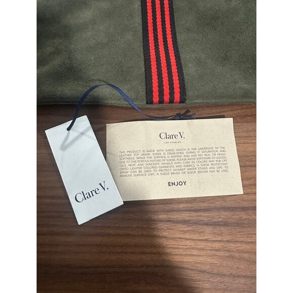 Clare V Bretelle Single Sac Suede Bag - Picture 3 of 10